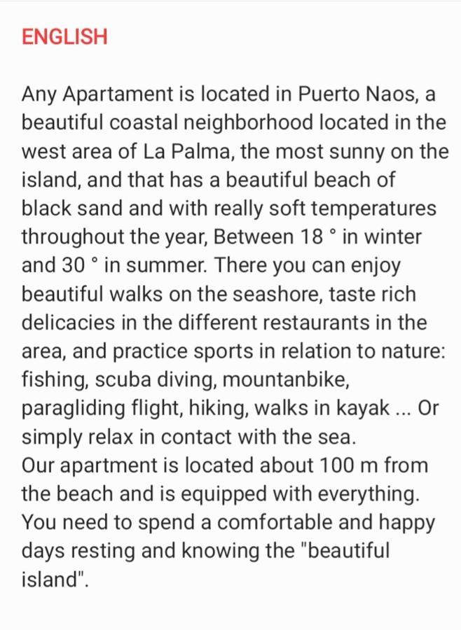 Apartamento Any Puerto De Naos Kültér fotó