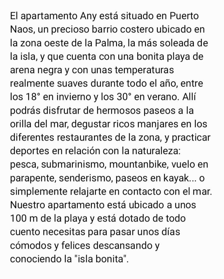 Apartamento Any Puerto De Naos Kültér fotó